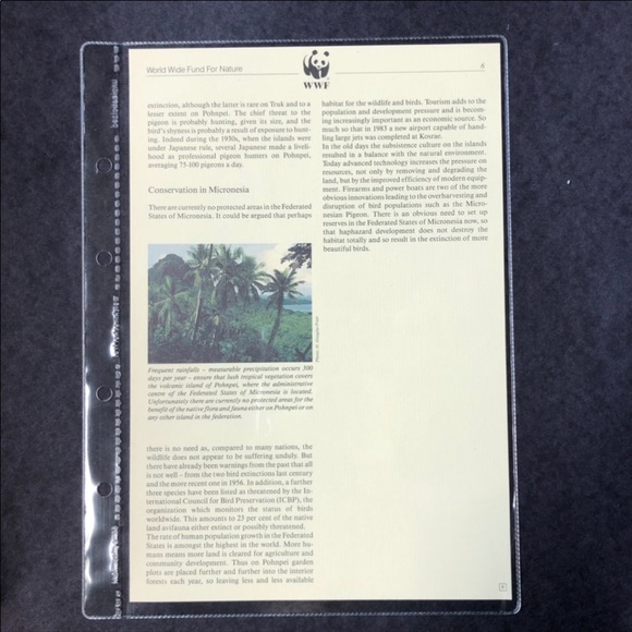 STAMPS Birds of Micronesia rare misprint! - Picture 9 of 15